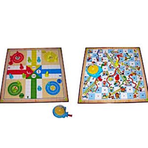 Snakes-and-Ladders-with Ludo-38-by-38-cm