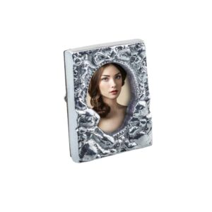 Si-Como-No-hand-crafted-Mexican-pewter-mini-square-rabbit-frame