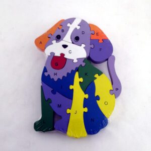 Toddler-Puzzle-Wooden-Dog-16- Piece-A-P