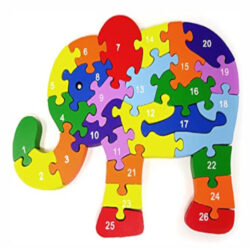 Toddler-Puzzle-Wooden-Elephant-26- Piece-1-26