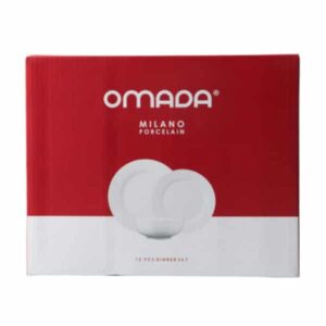 OMADA Maxim Super White 12 Piece Dinner Set in Gift Box