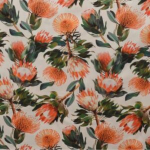 Square Tablecloth Orange Protea