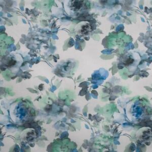 Tablecloth Floral Blue Hues