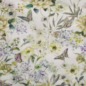 Tablecloth Floral Butterfly Yellow