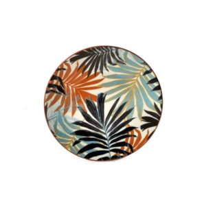 Side - Plate-Copper-Leaves