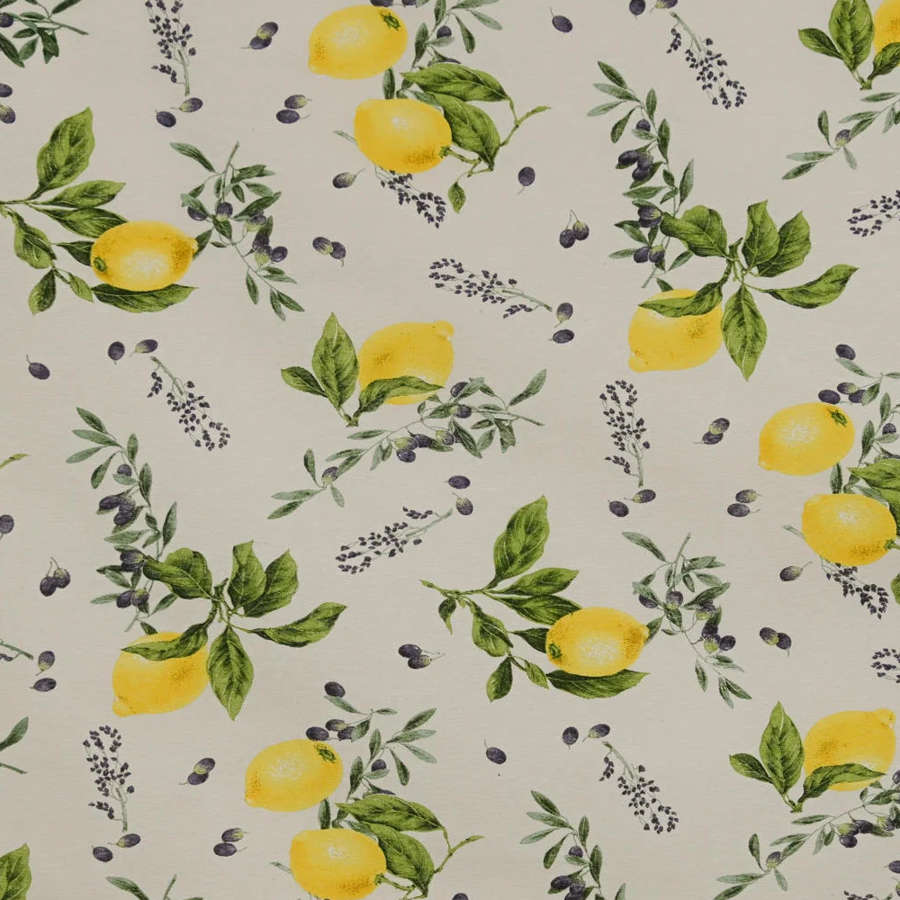 Serviette - Lemons And Olives - Set Of 6 - Image 2