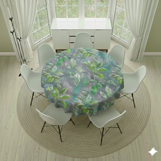 Round Tablecloth - Forest Veil