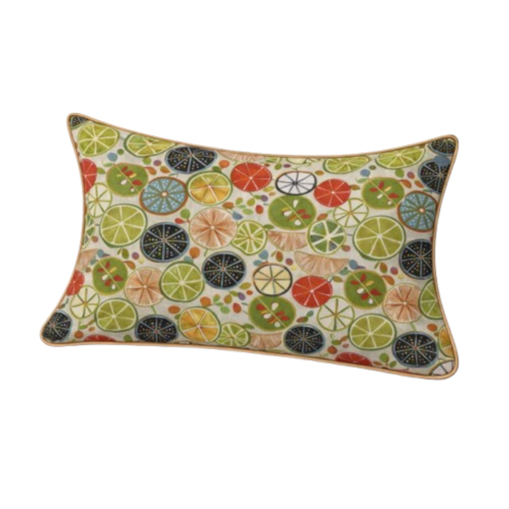 Lumbar Scatter Cover – Cut Lemons