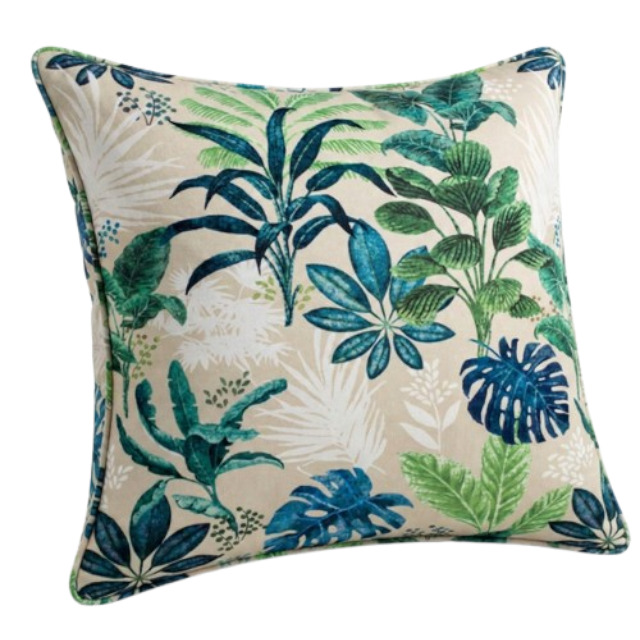 Scatter Cushion Cover - Tropical Foliage