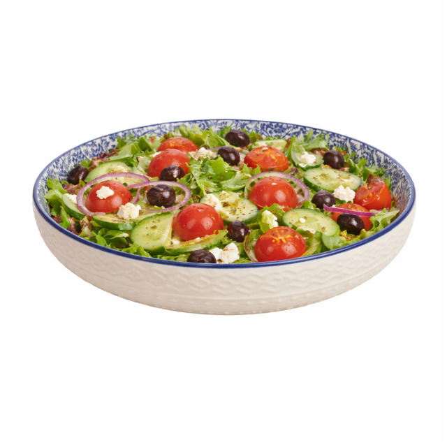 Serving Bowl 30cm - Blue Fern - Image 2