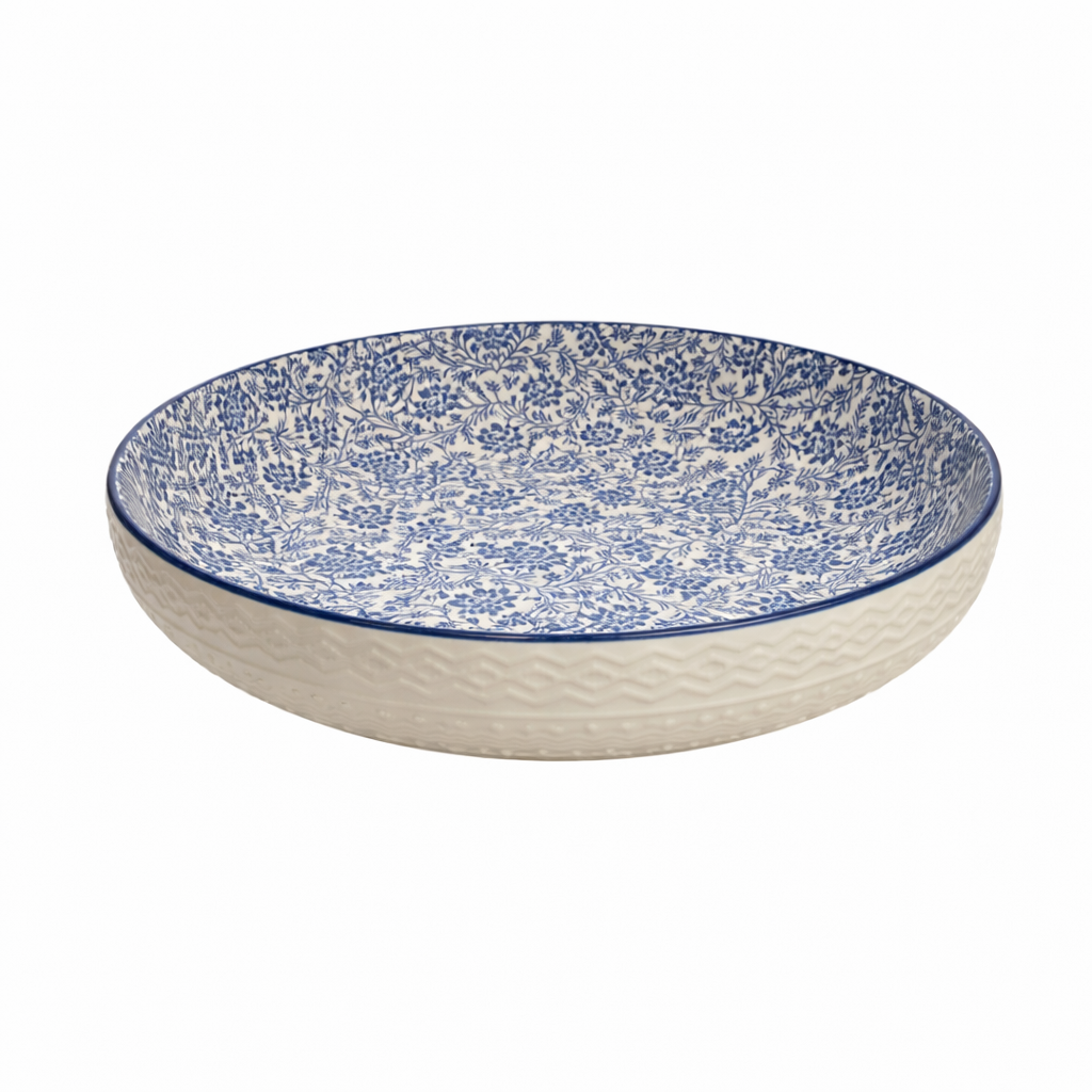 Serving Bowl 30cm - Blue Fern