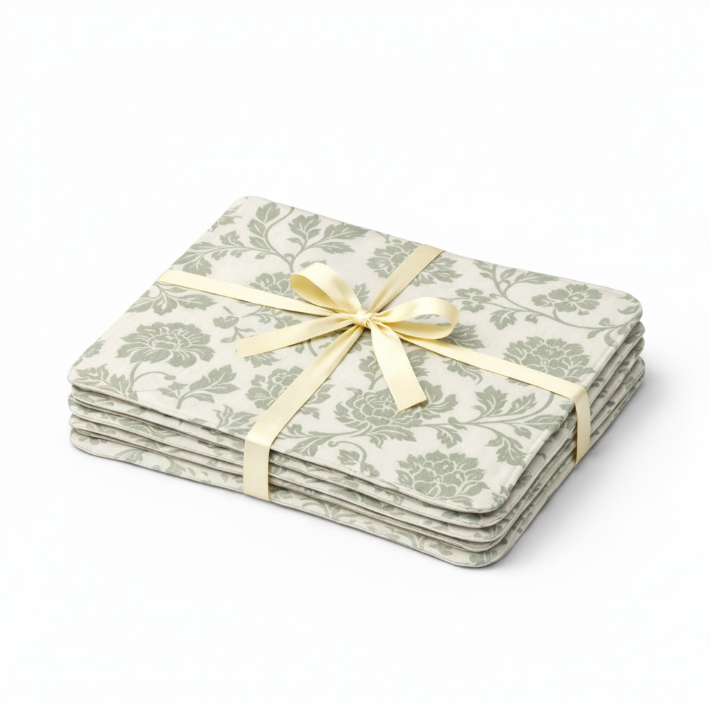 Placemat - Water Resistant - Green Floral