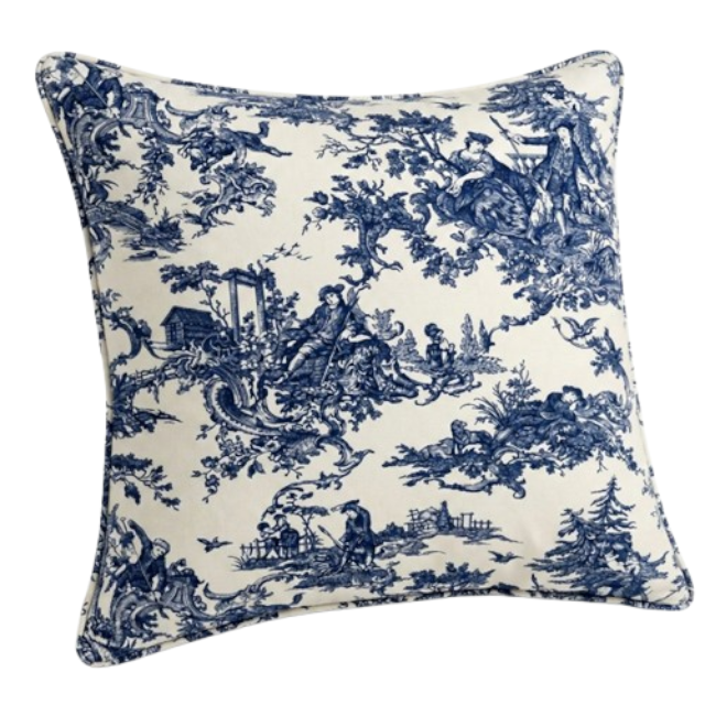 Scatter Cushion Cover - Countryside Indigo