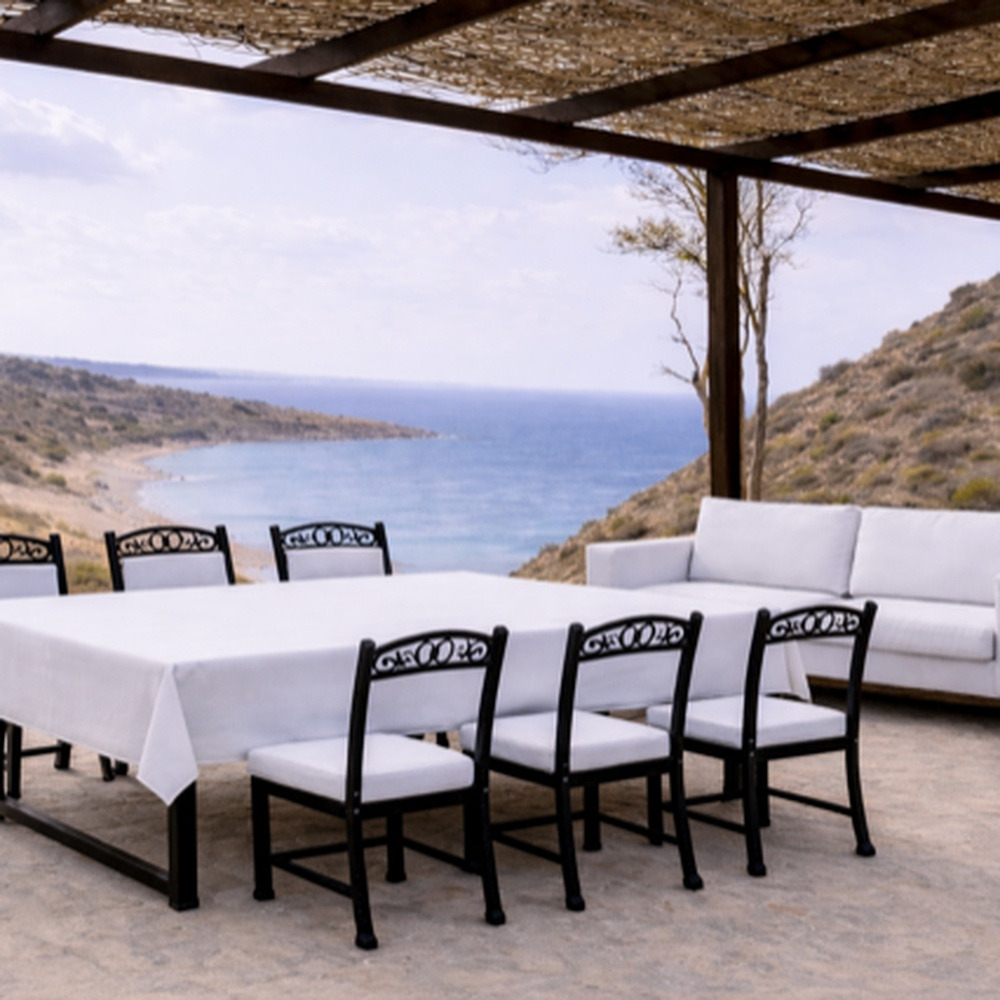 Water Resistant Tablecloth - White