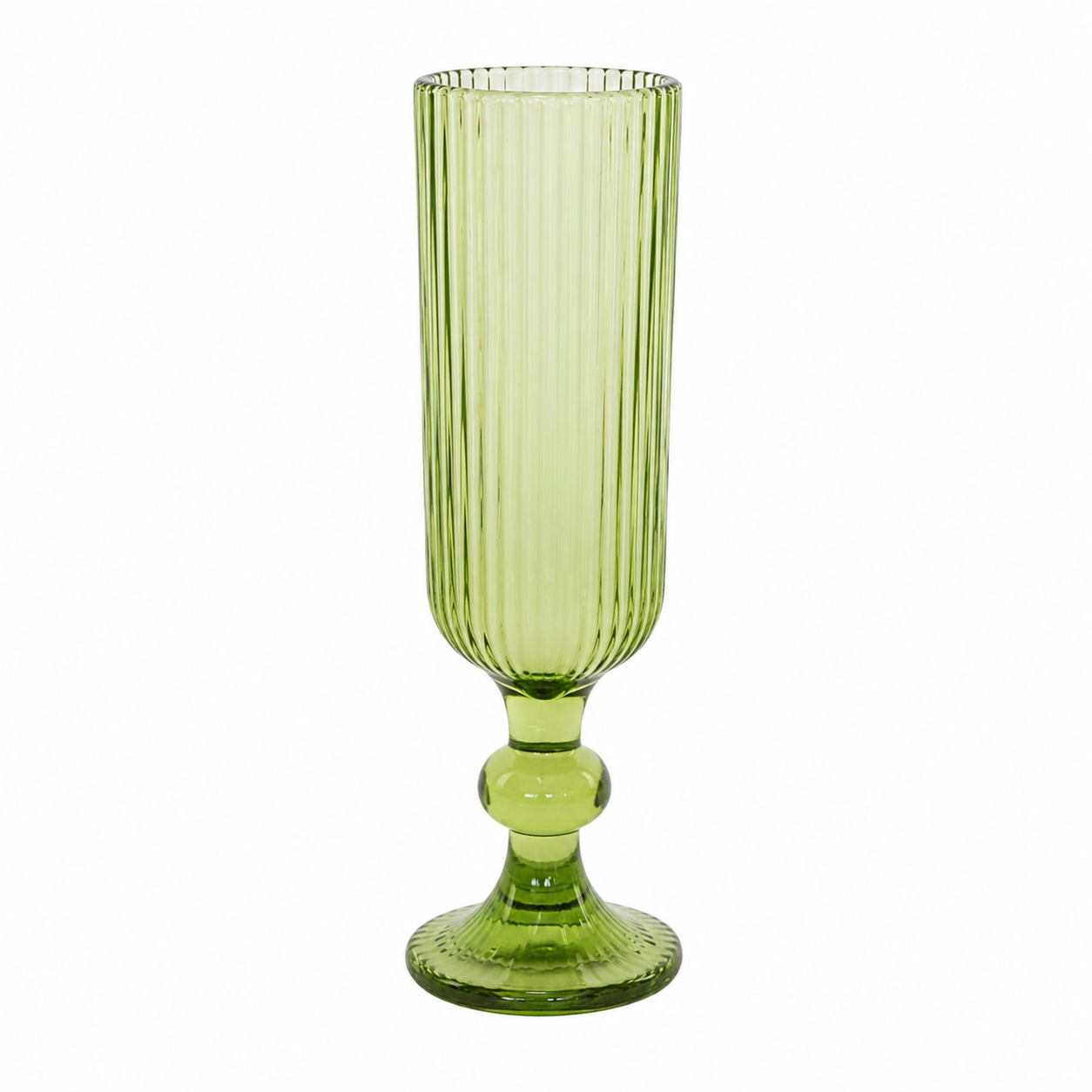 Diva Champagne Flute 150ml – Green - Set of 6