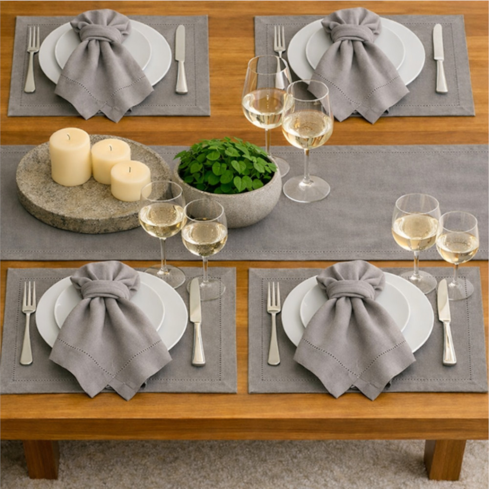 Heritage Serviette - Stone - Set Of 4 - Image 3
