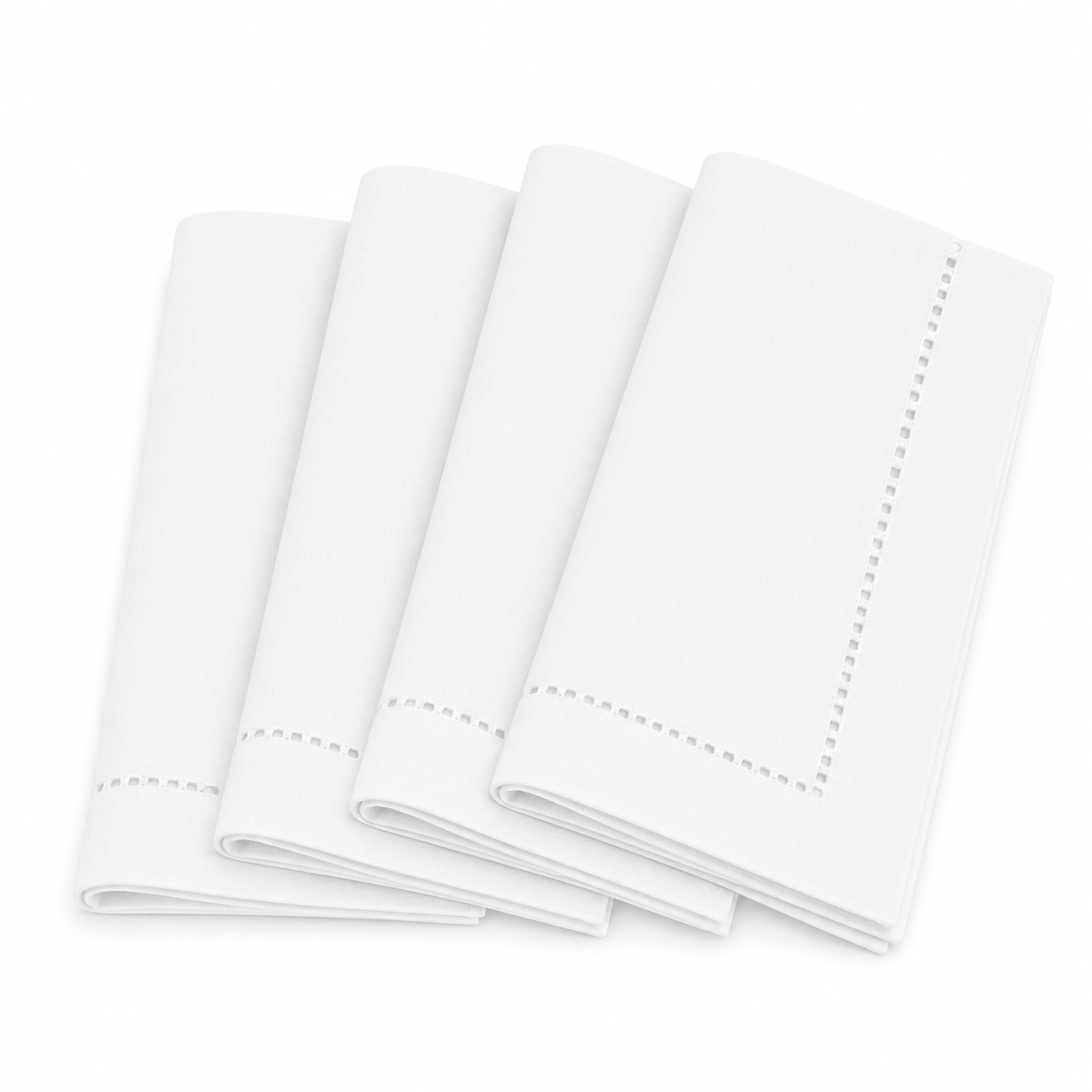 Heritage Serviette - White - Set Of 4