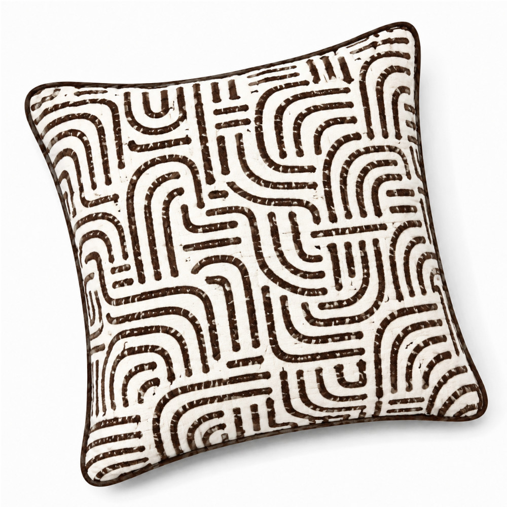 Scatter Cushion Cover - Urban Maze - 7 Colours - Image 3