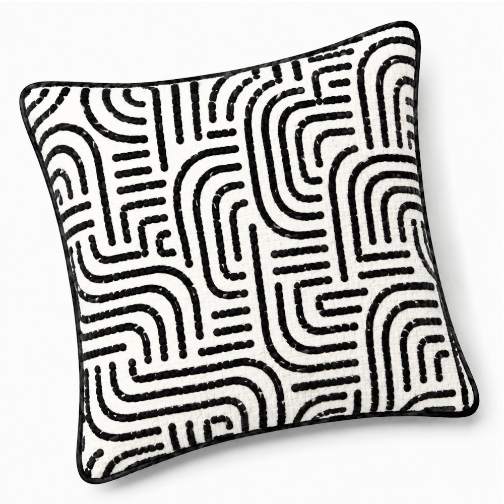 Scatter Cushion Cover - Urban Maze - 7 Colours - Image 5