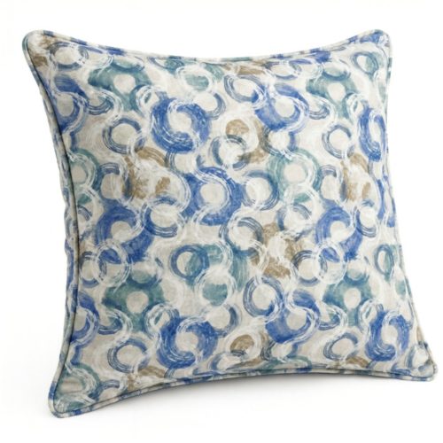 Cushion Cover Blue Swirl