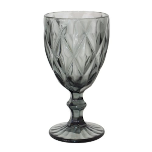 Pressed-Glass-Goblet-Grey