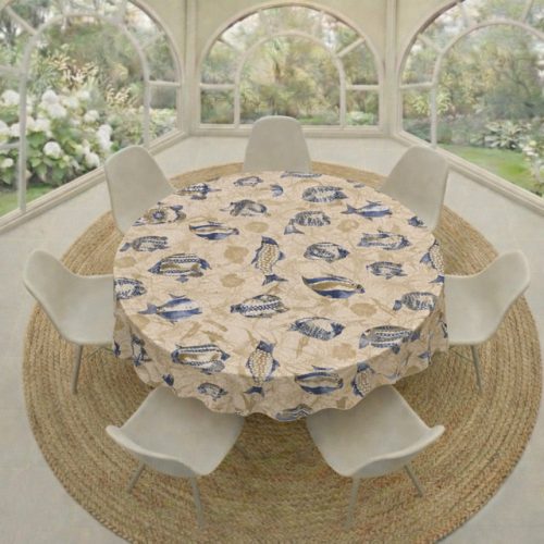 Round Tablecloth Fish