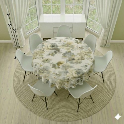 Round Tablecloth- Watercolour