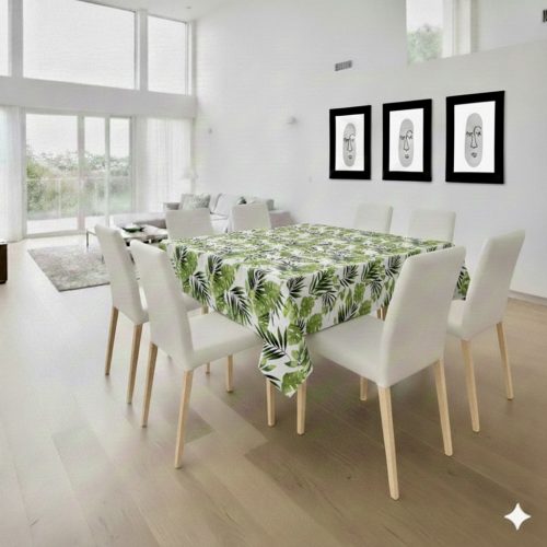 Square Green Monstera