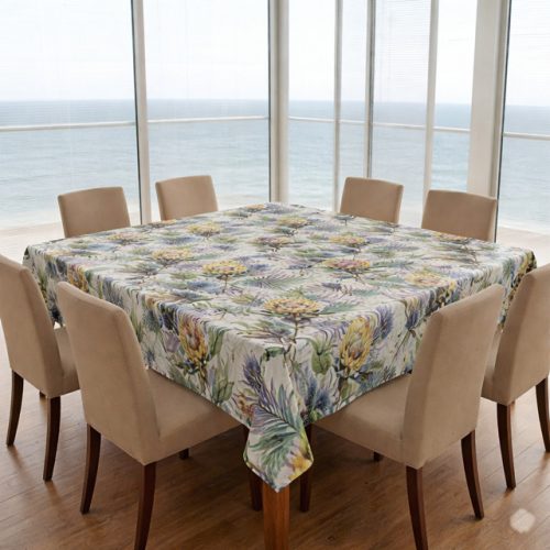 Square Tablecloth Protea Theme