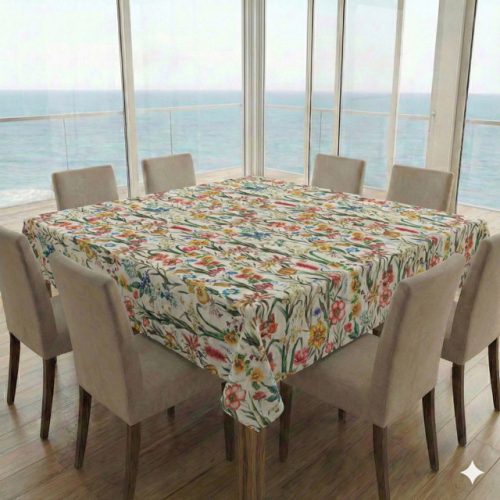 Square Tablecloth Seamless Floral