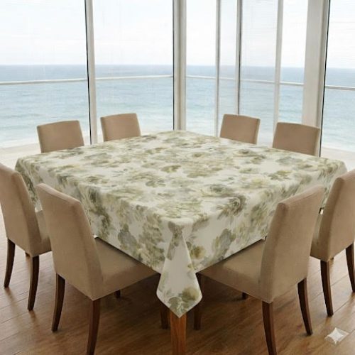 Square Tablecloth Subtle White