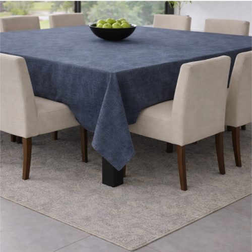 Sqyare Tablecloth Blue