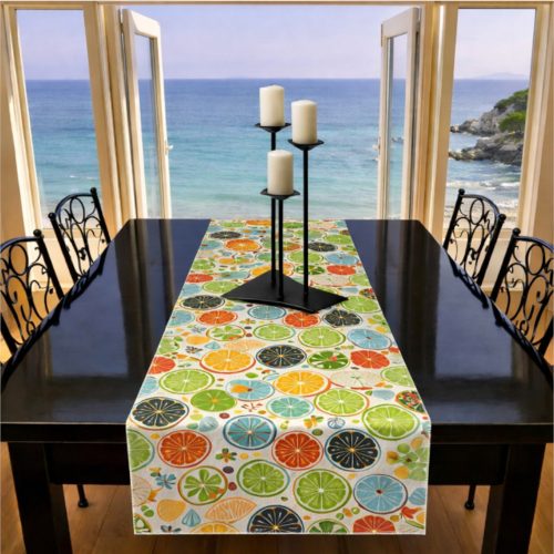 Table Runner Cut Lemons