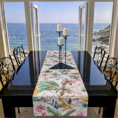 Table Runner Tropical Bloom