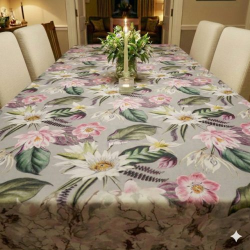 Tablecloth -Petals On Stone