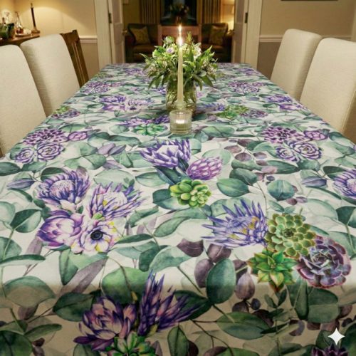 Tablecloth -Purple Protea