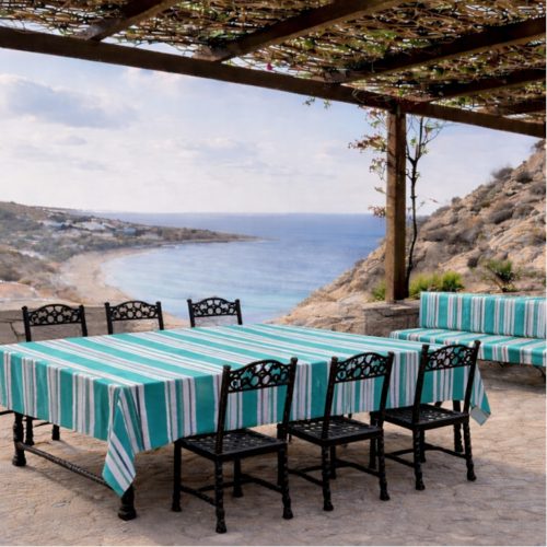 Tablecloth Water Reistant Turquoise